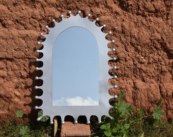Vanity Arched Mirror – Handmade Moroccan Style – Bedroom Makeup Decor