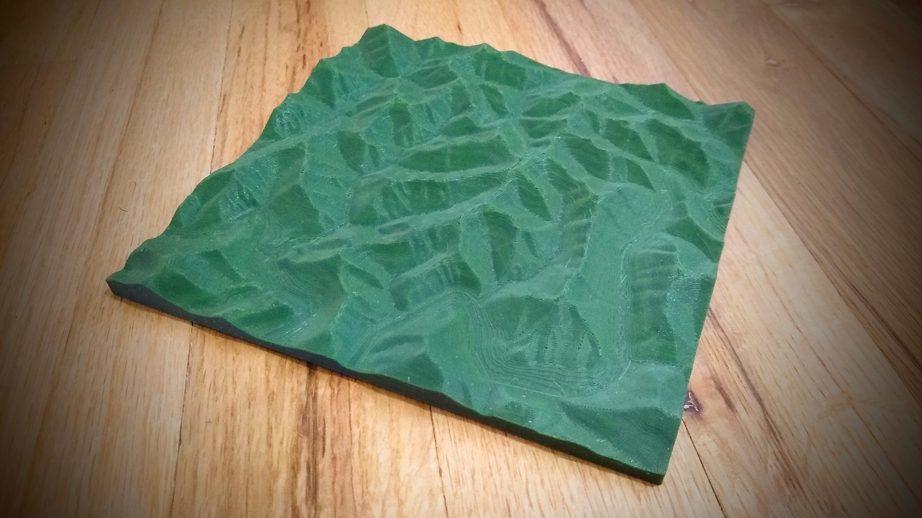 Custom 3d Printed Topographical Maps Of Anywhere Etsy