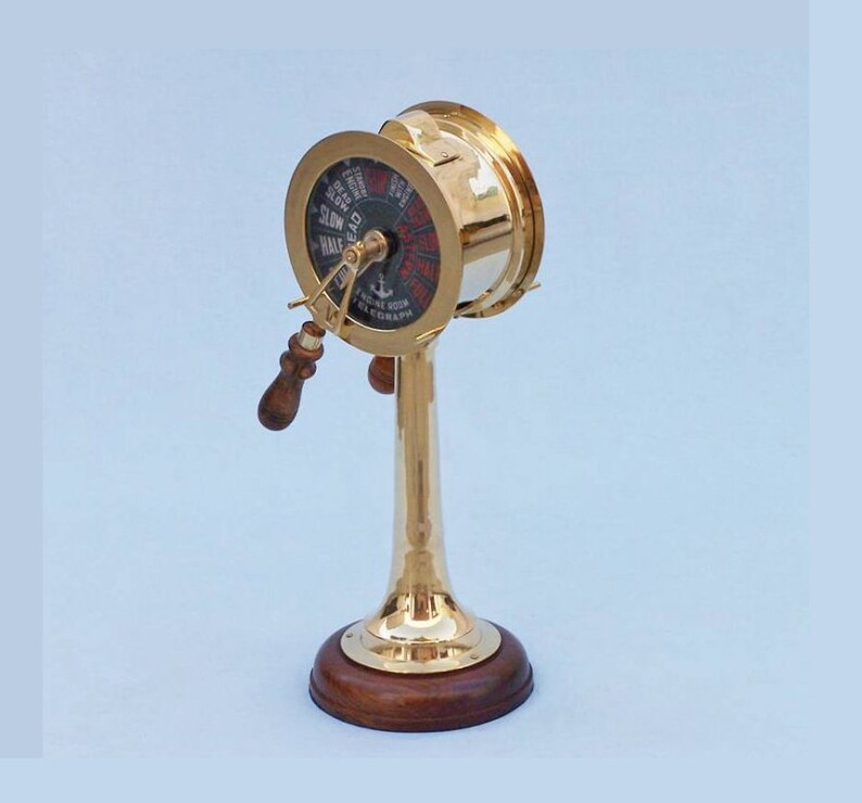 Decorative Brass Nautical Telegraph Solid Brass Titanic Engine Room Telegraph 18