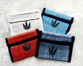 Natural Eco 90 39 s Hessian Hash Wallets - Cannabis Leaf Purses - Hemp Hippy Wallets - Rainbow Hippy Traveller Money Wallets - Pot Smoker
