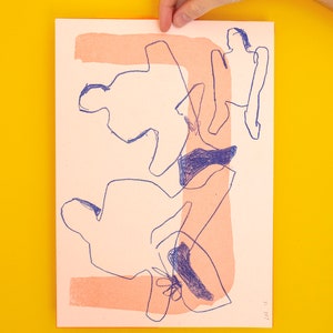 Repeat Risograph Print