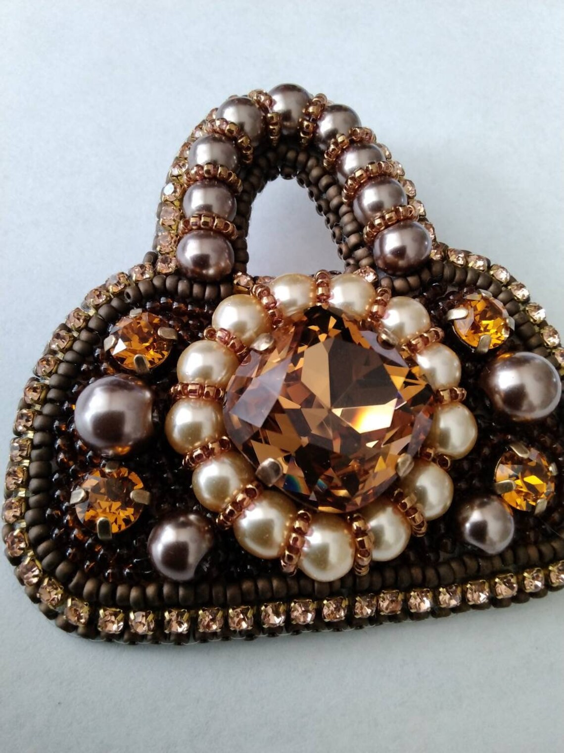 Ladies Brooch Evening Etsy