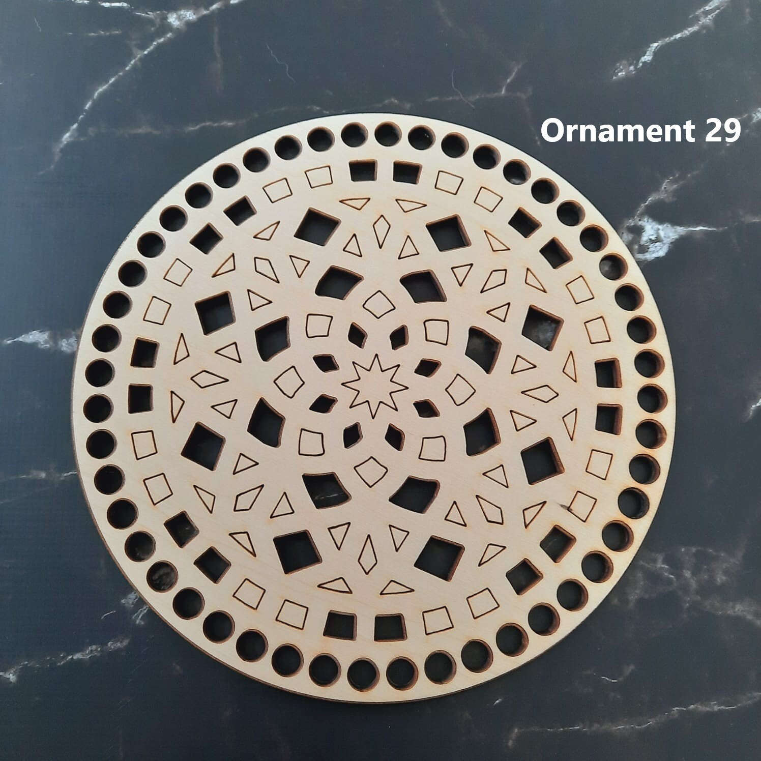 Suelo de madera base dura suelo de ganchillo | Etsy