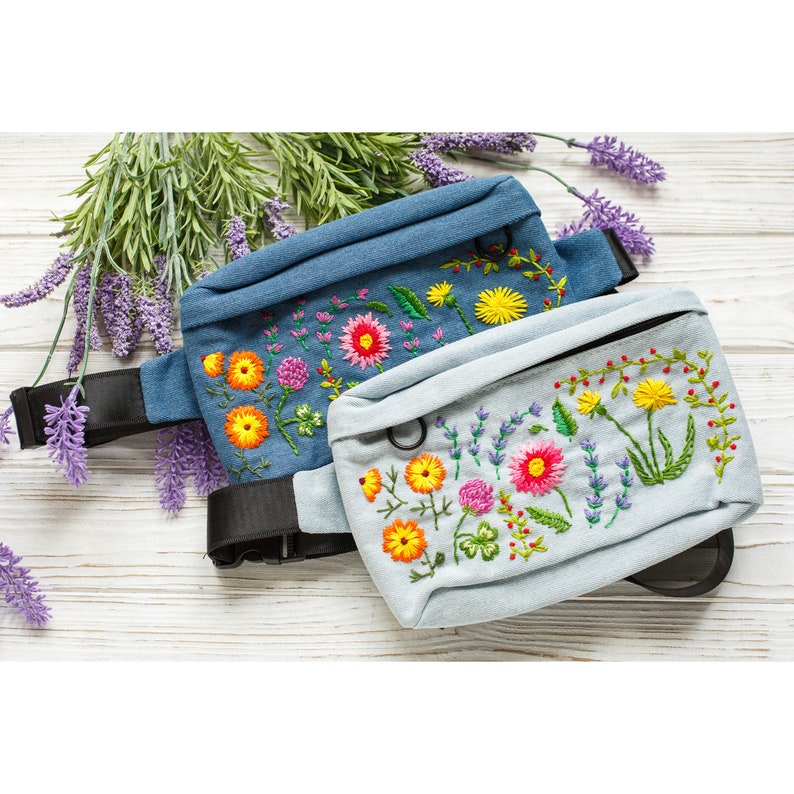 Custom Fanny Pack Personalized Waist Bag Hand Embroidered Etsy UK