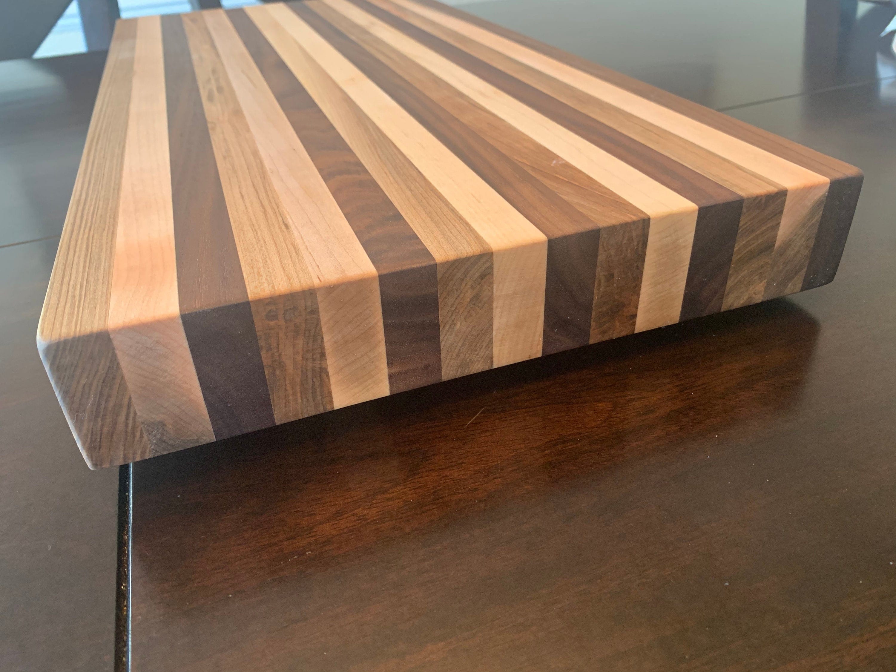 Handmade butcher block style cutting board Etsy