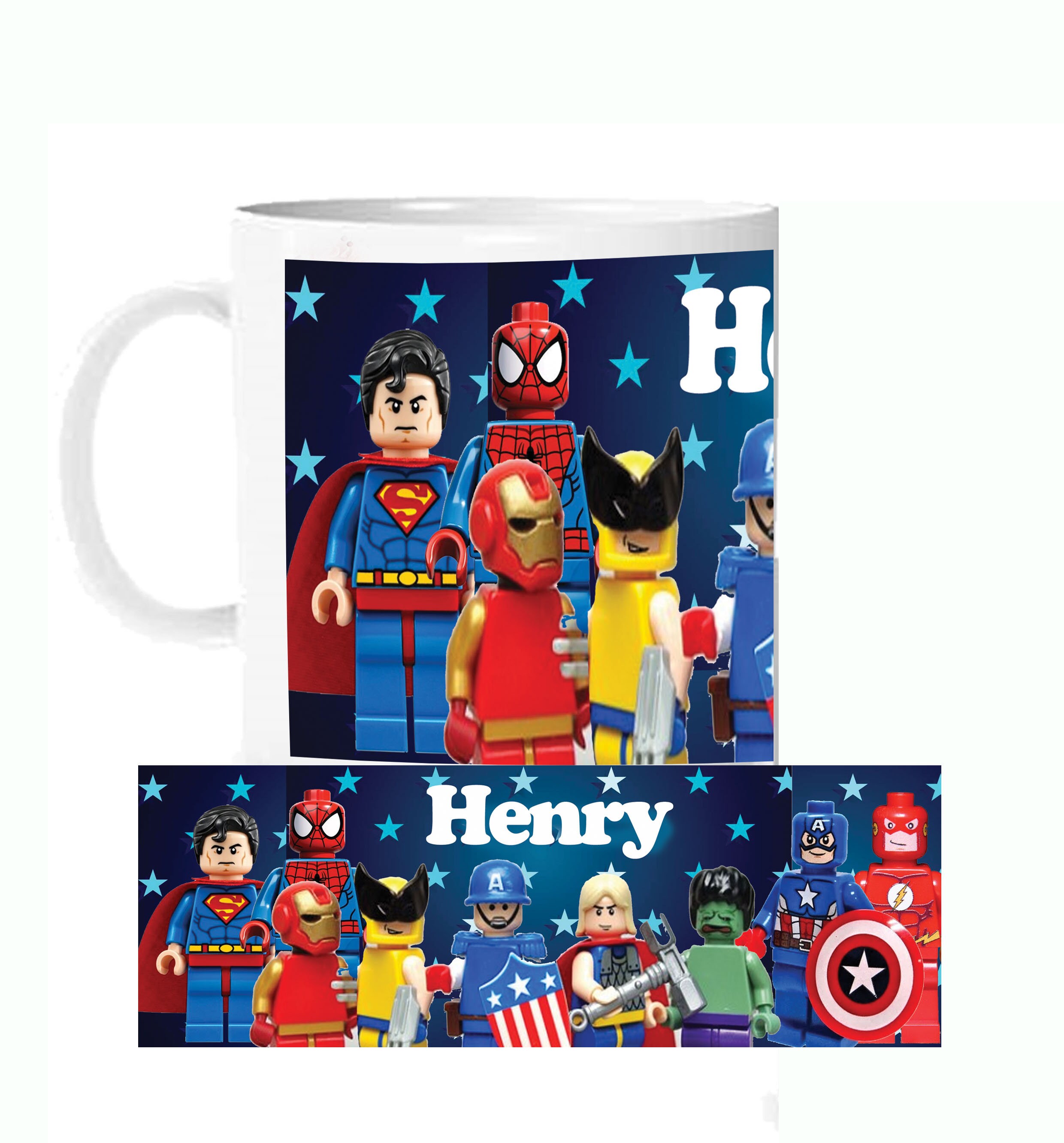 Personalised Lego Kids Mug Kids Lego Mug Mug Boys Mugs Etsy