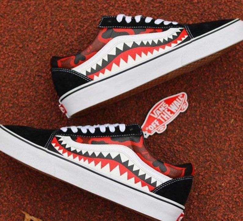 vans old skool x bape