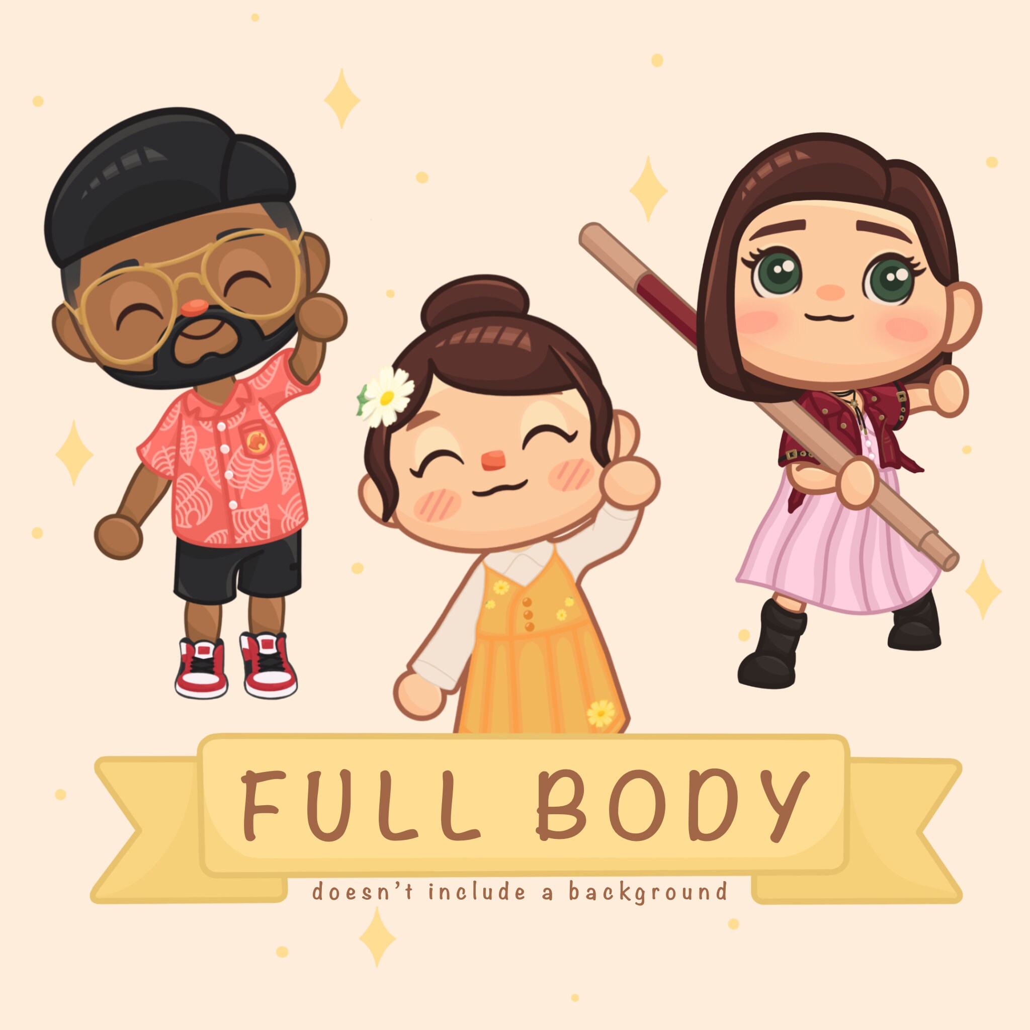 Custom ACNH Character Drawing / Custom Villager Drawings / Etsy