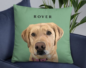 custom dog cushion