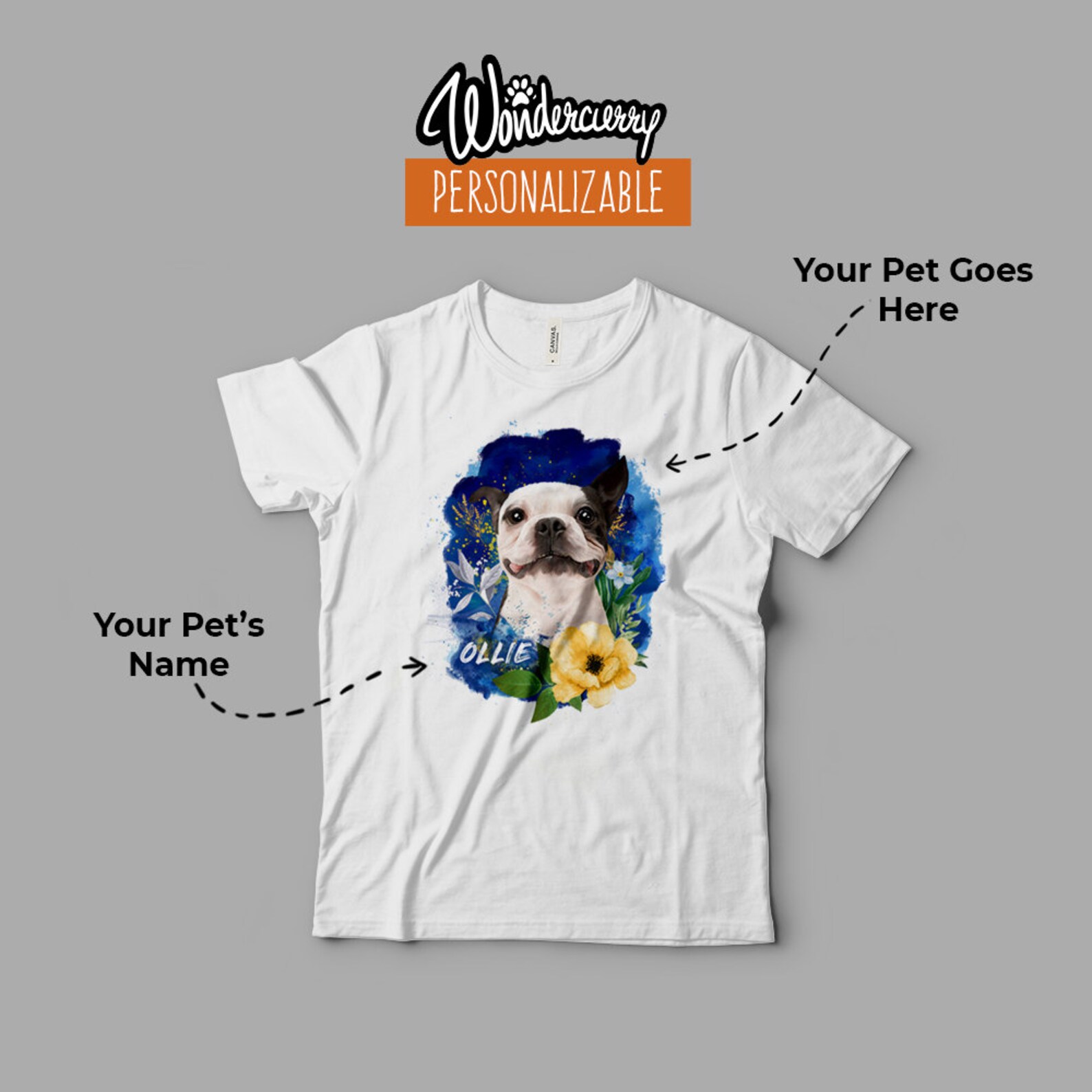 Custom Dog Face Shirt Animal Face Shirt Personalized Pet Etsy