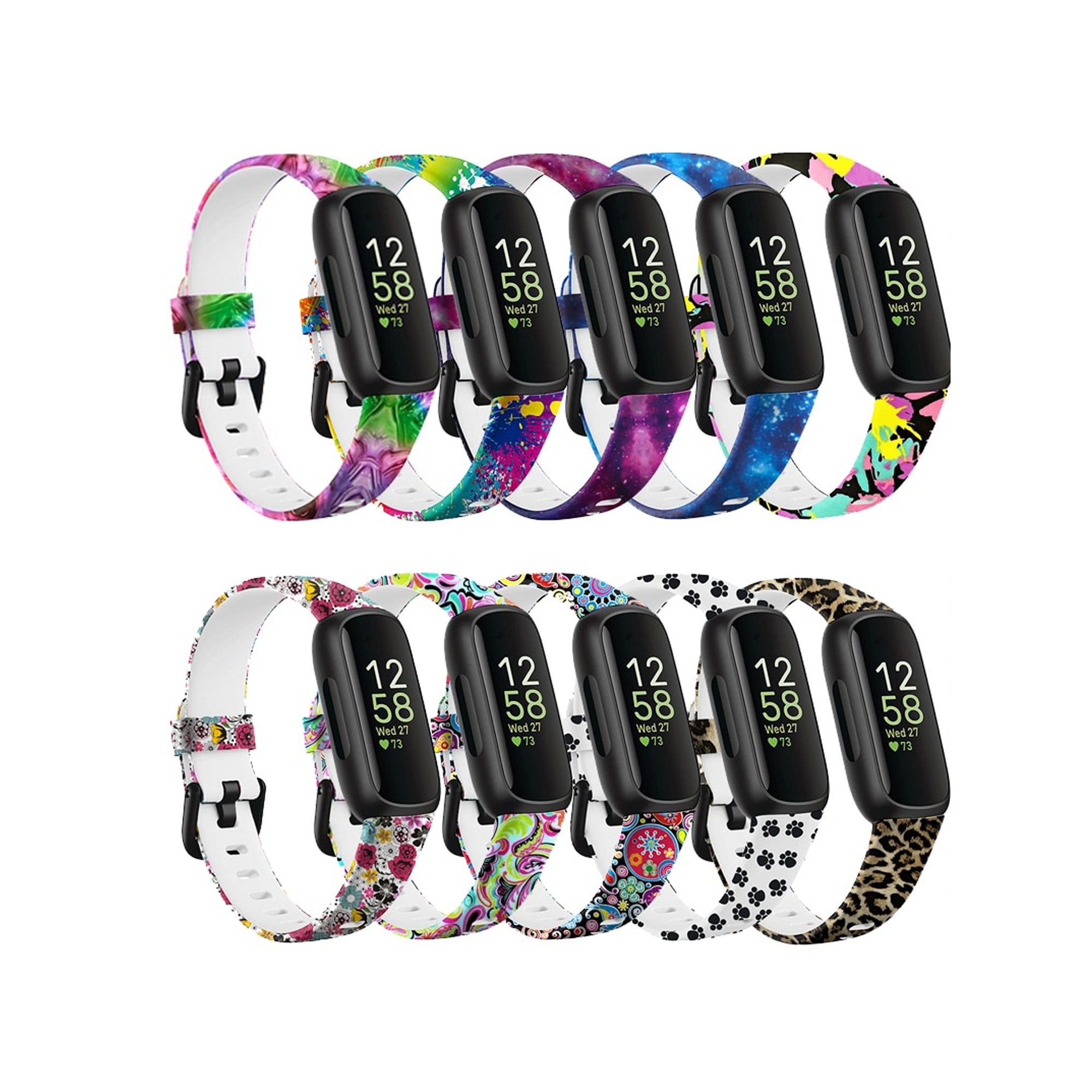 Metal Watch Band Compatible Fitbit Luxe Bracelet Bands - Temu Japan