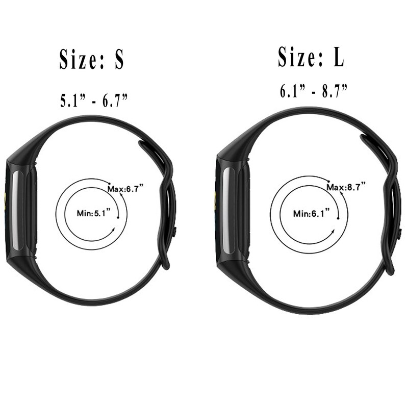 Fitbit Charge 5 Band Silicone Fitbit Charge 5 Replacement Etsy