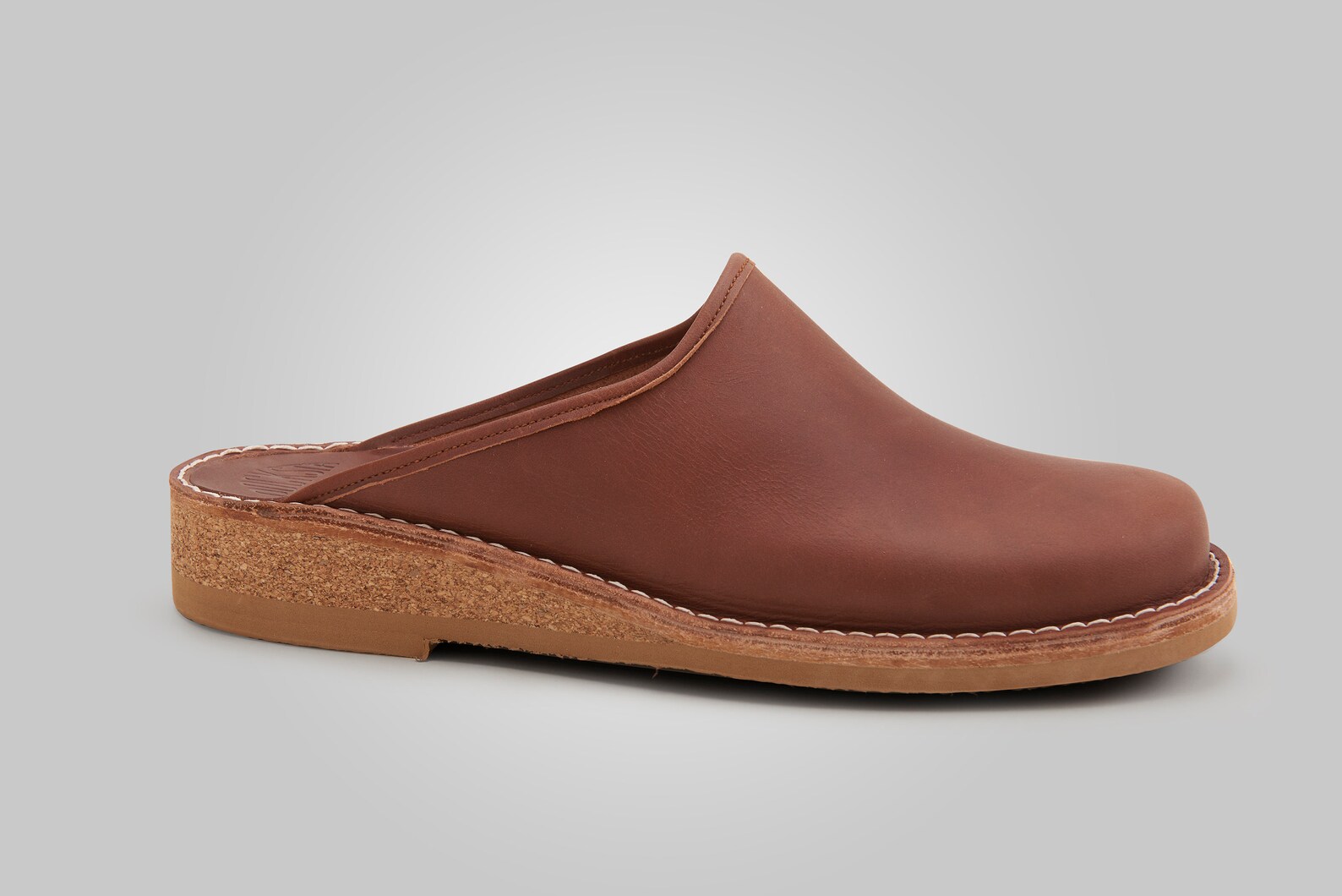 mens leather mules