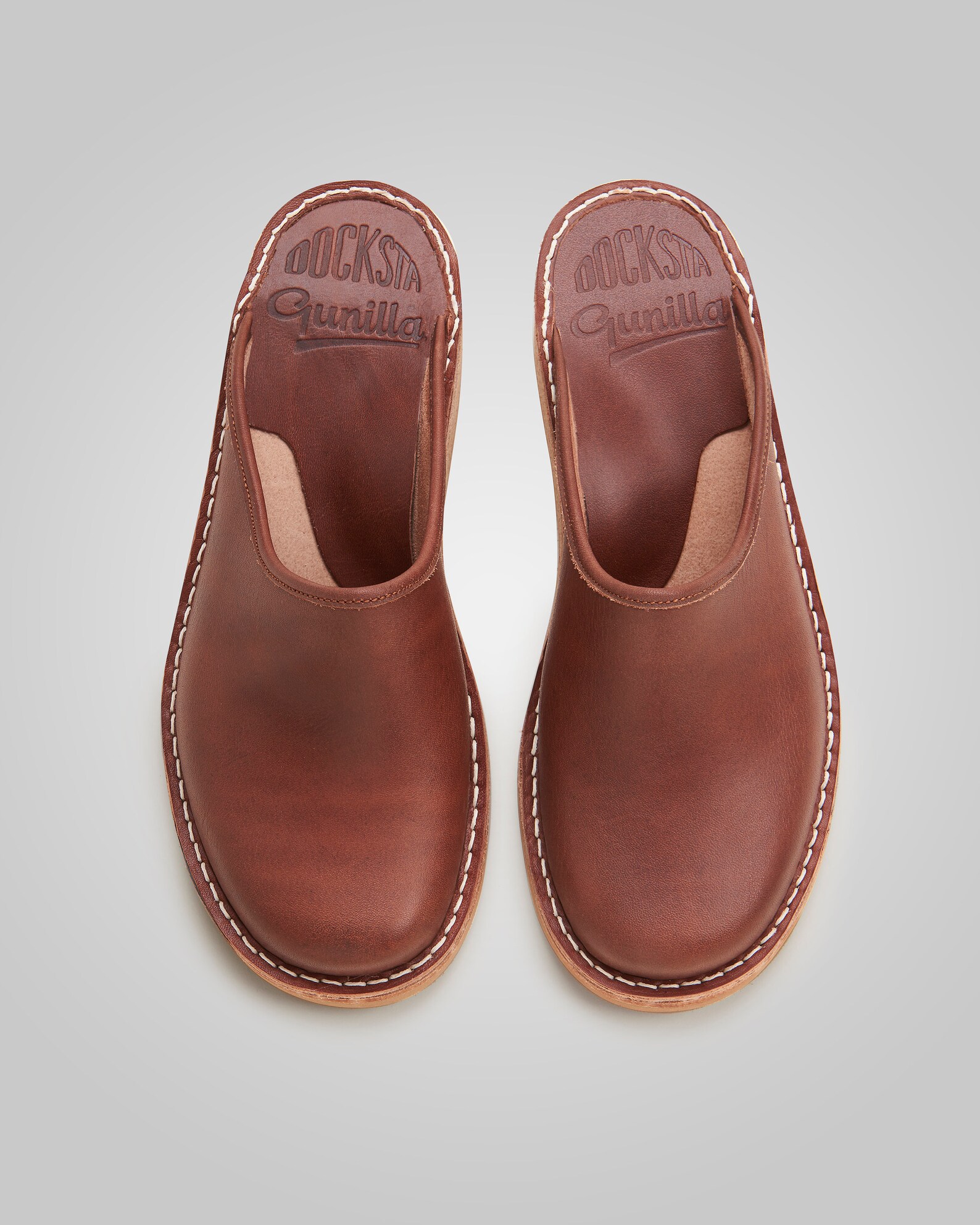 Brown Leather Clogs Women's Clogs Low Heel Traditional Etsy