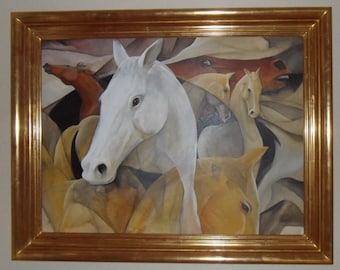 Original Oil on Canvas by Victor Butler  'Horses of Hope'