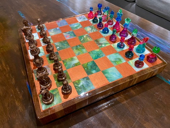 Resin Chessboard – Arte & Sintonia