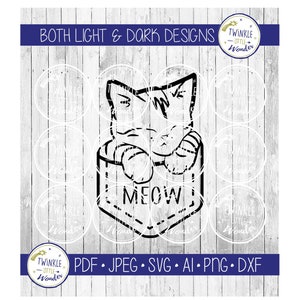 Pocket Kitten SVG