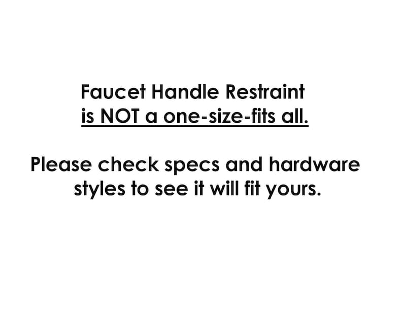 Faucet Handle Restraint Etsy