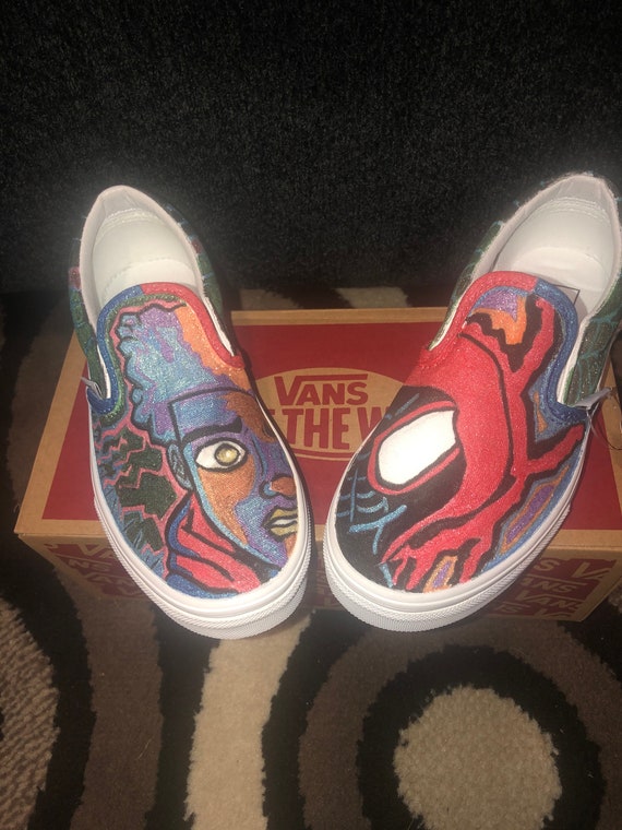 spiderman custom vans