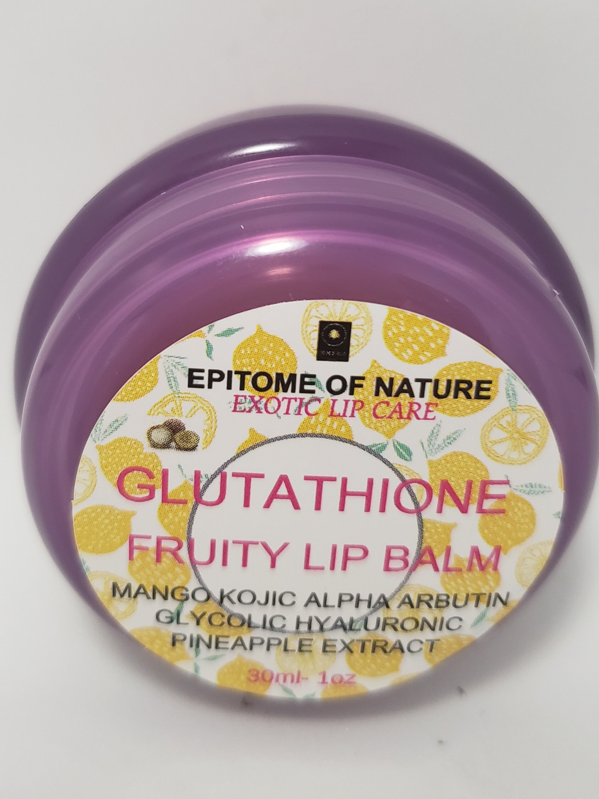 GLUTATHIONE Fruity LIP Balm Glycolic Acid Alpha Arbutin Etsy