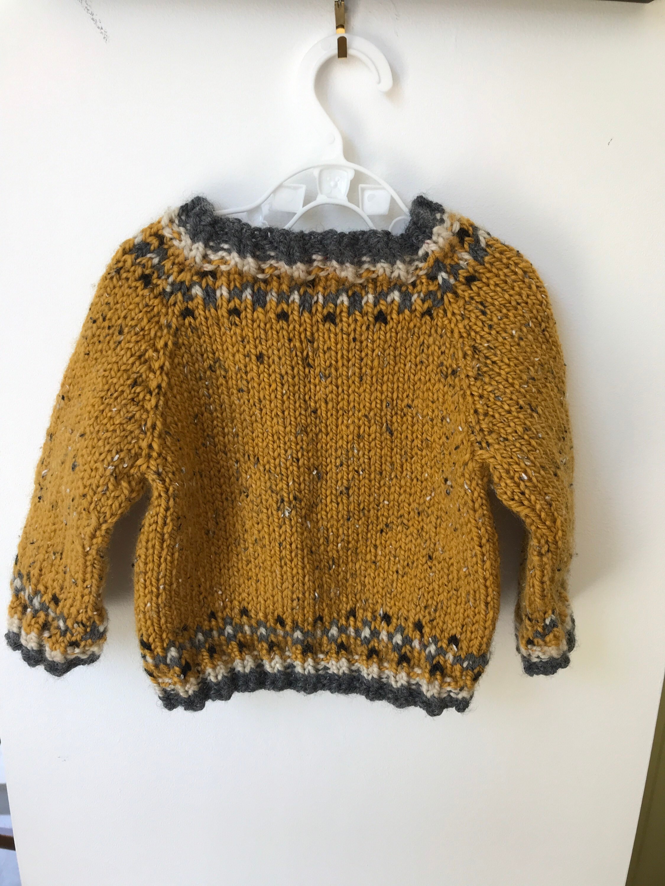 Unisex chunky baby jumper 36 mths Etsy