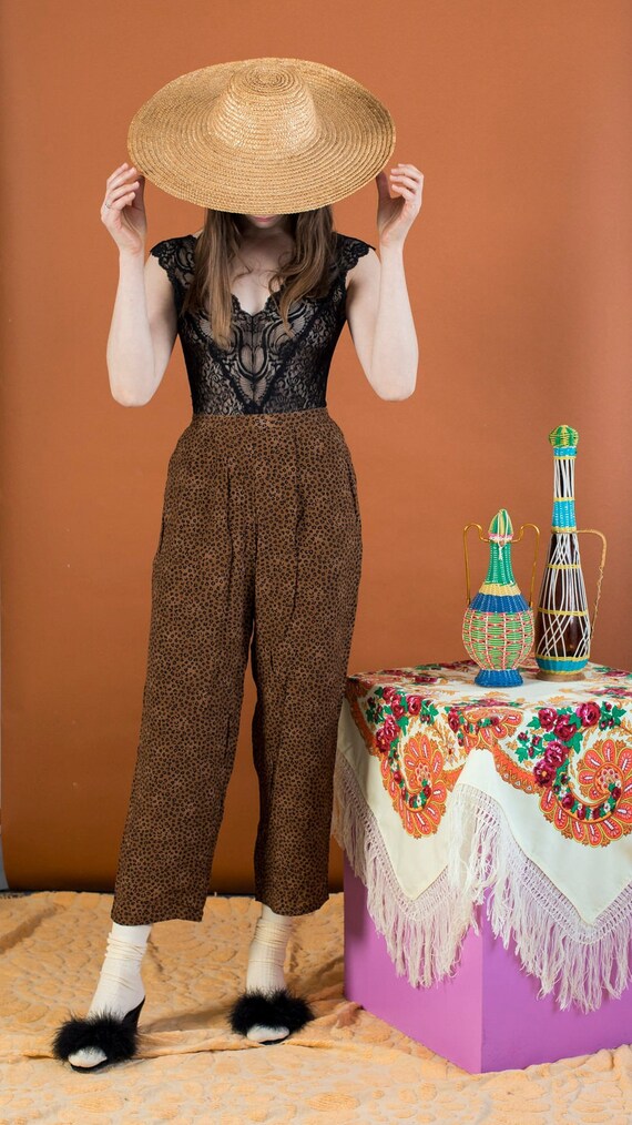 tiny leopard print pant