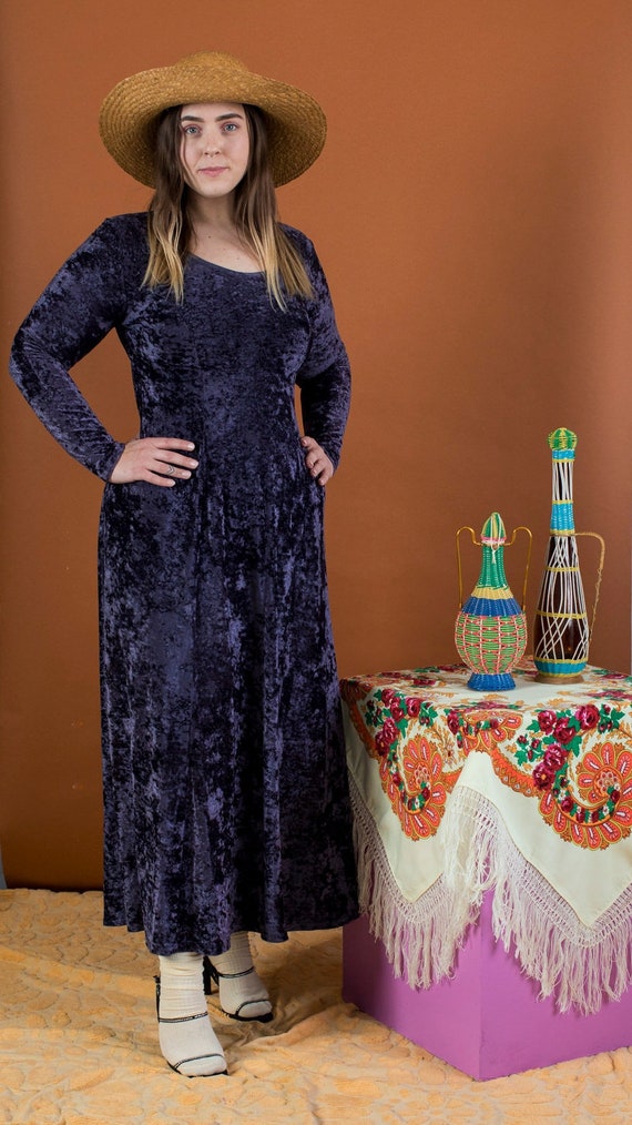 purple rain swing dress