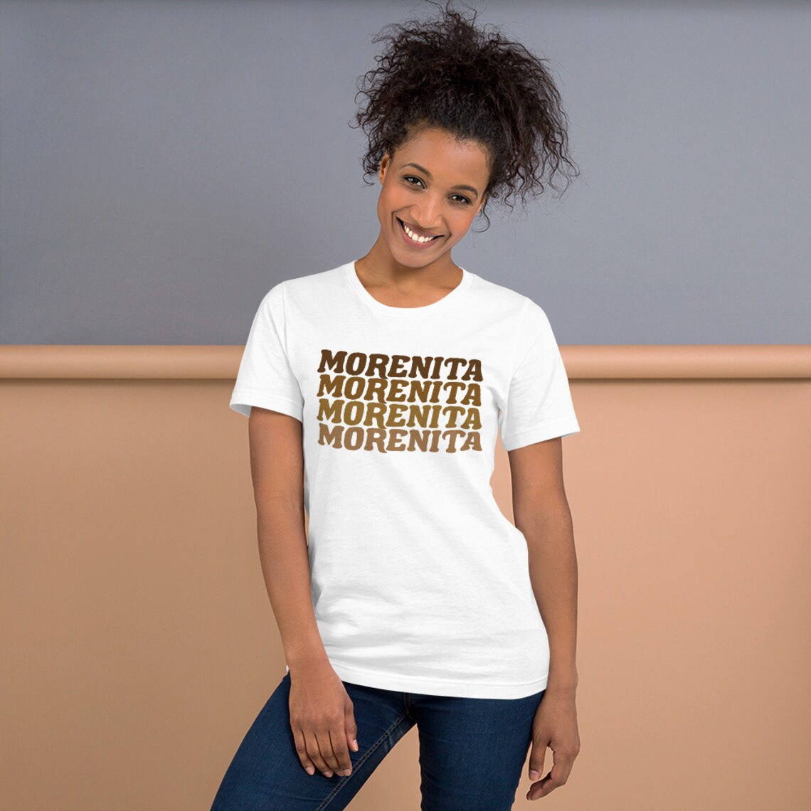 Morenita Shirt Morena AF Afro Latina Women Proud Black - Etsy New Zealand