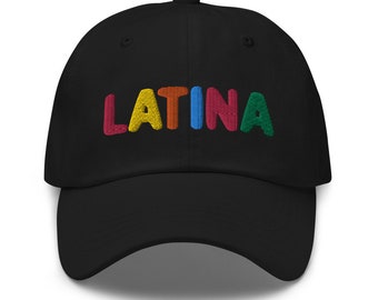 Latina Cap, Latina AF Hat, Latina Power, Orgullosamente Latina, Latina Poderosa, Latina Gifts, Latina Owned Shop, Adjustable Cap