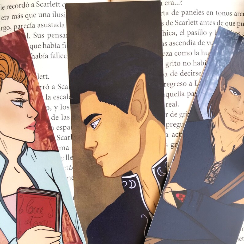 ACOTAR bookmark Sarah J Maas A court of thorns and roses Etsy