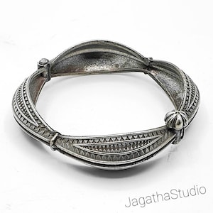 Bracciale antico, bracciale cerimoniale indiano del Rajasthan, bracciale etnico del Rajasthan, bracciale tribale, bracciale etnico vintage