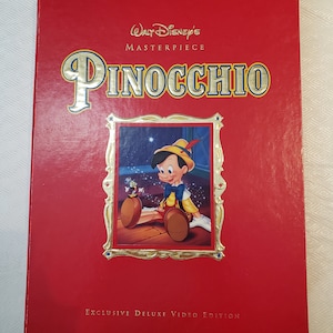 Walt Disney&#39;s Masterpiece Pinocchio esclusiva deluxe Video edition Set 1993