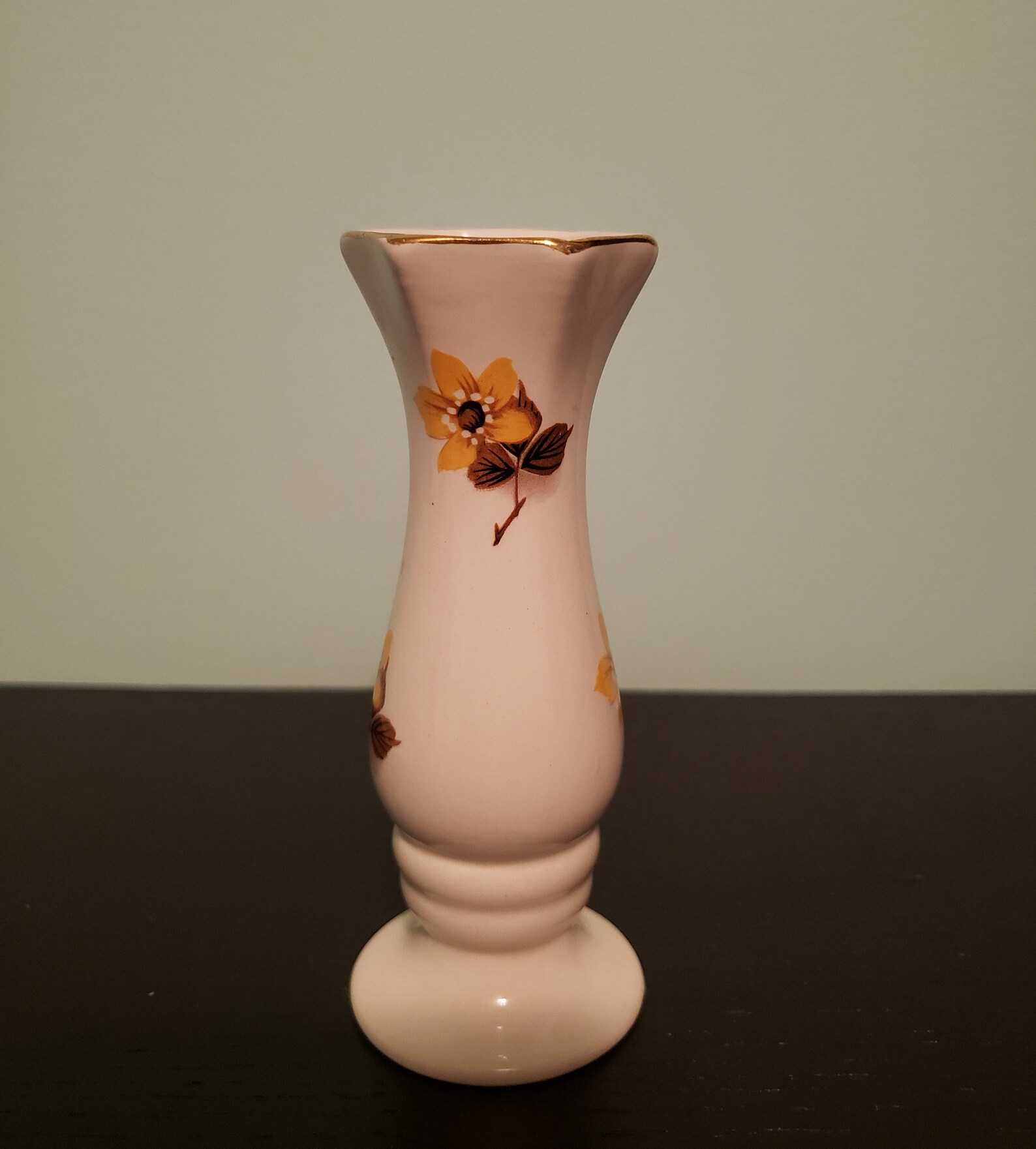 Vintage Lord Nelson Pottery Porcelain Small Bud Vase, Made in England