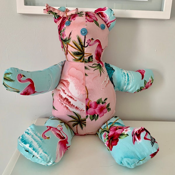 Cadia Keepsake creates Memory Bears, Pillows, Ornaments made of loved one’s clothing to keep as a memory forever