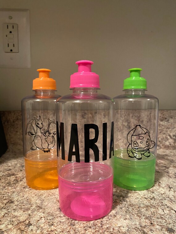 Kid's Snack Water Bottle / Kid's Water Bottle / Snack Compartment Cup /  Personalized Snack Bottle / Monogramed Snack Bottle / Snack & Go Cup