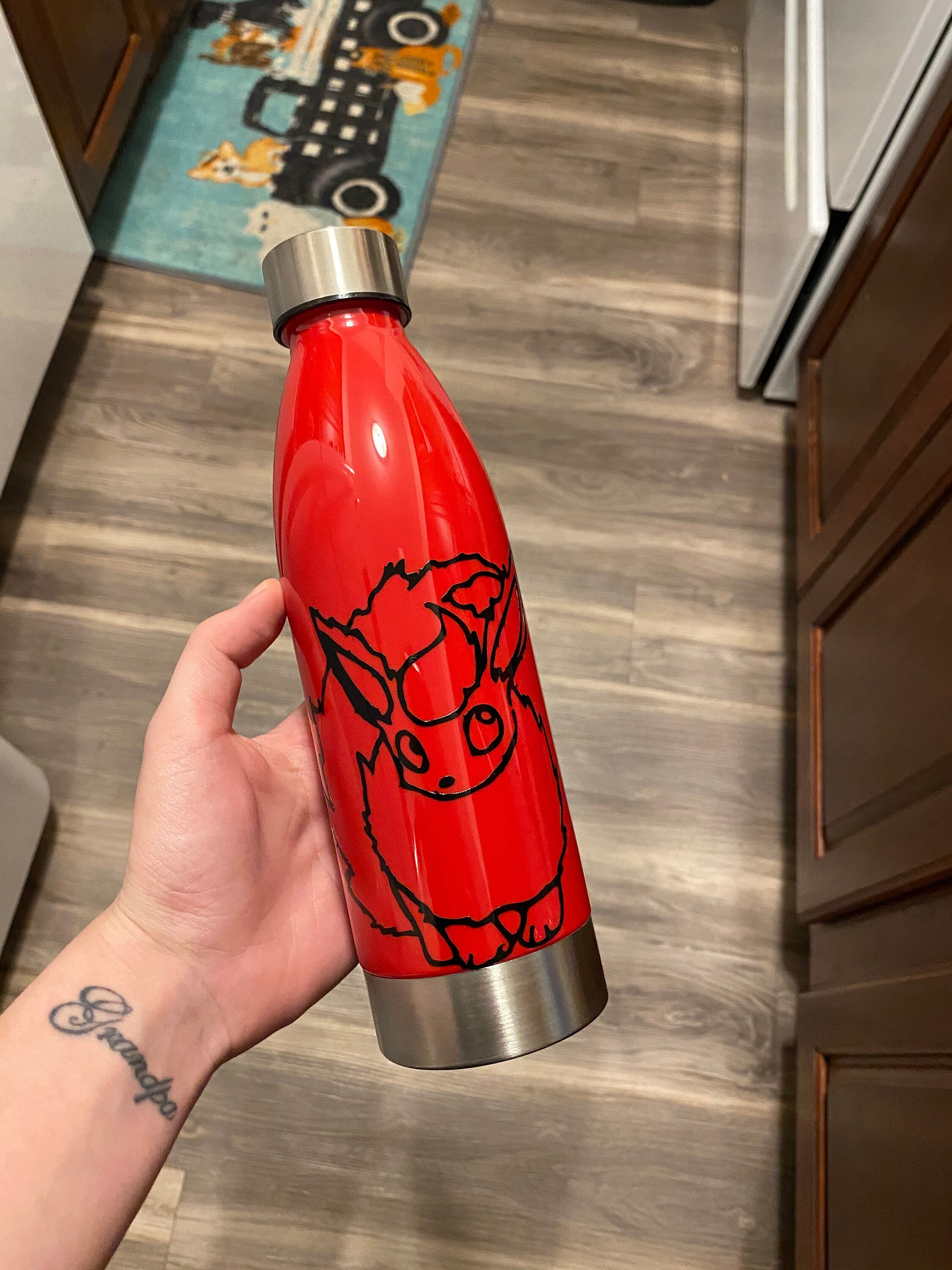 Pokemon Custom Water Bottle/Pokemon Water Bottle/Kids Etsy