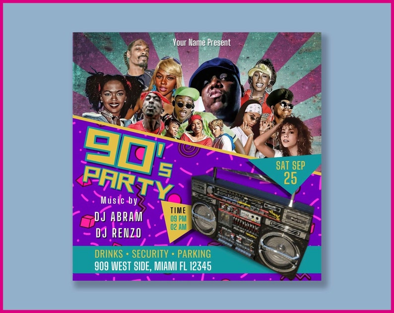 90s-party-invitation-editable-90s-birthday-invitation-90s-invitations