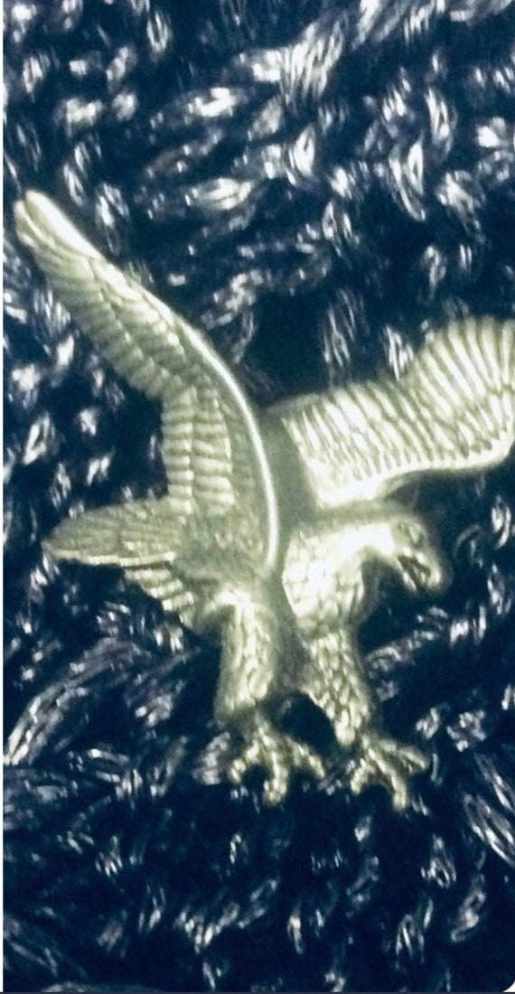 Men's Vintage Pewter Eagle Pin