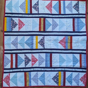 Triangles! Baby Quilt