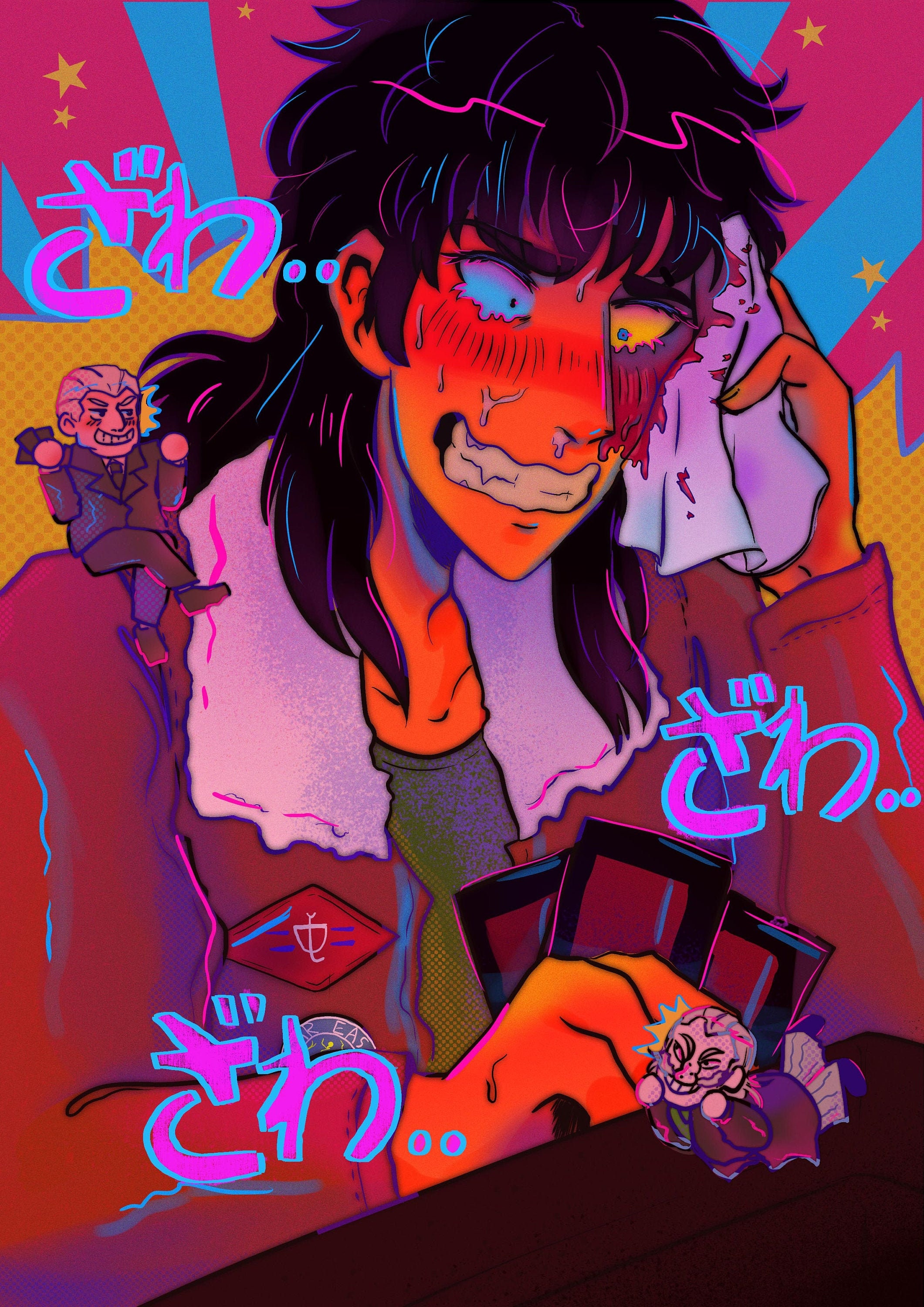 Kaiji Ultimate Survivor Print Etsy Kaiji Ultimate Survivor Print Etsy