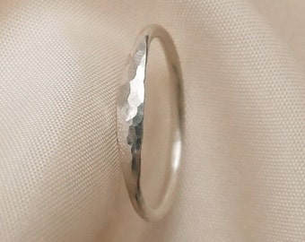 GEORG BIG, anillo, anillo de plata 925, martillado