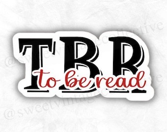 読むべき本、TBR、ステッカー、作家、ロマンス、読者、本のギフト、ファンタジー本、Bookish Sticker、読者