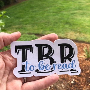 TBR ステッカー、ブックカート、読むべき本ステッカー、本好きステッカー、読書ステッカー、オタク、フィクション、ノンフィクション、本、FBAA、ACOTAR