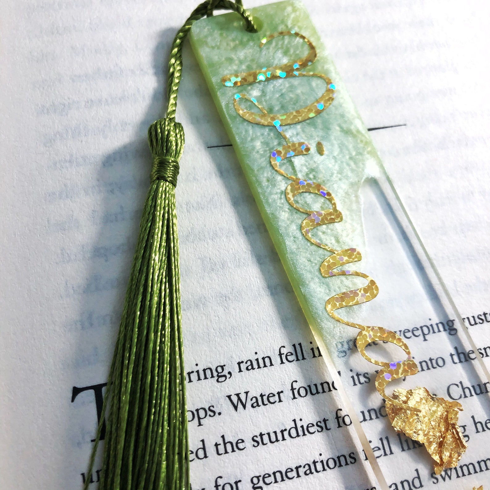 Custom Bookmark Handmade resin bookmark wildflower bookmark Etsy