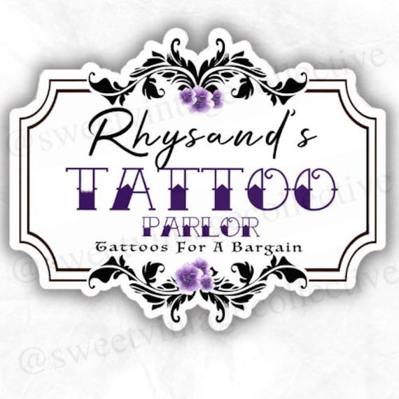 Rhysands Tattoo Parlor ACOTAR Inspired Rhys A Court of Etsy