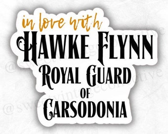 In Love With Hawke Flynn, FBAA, From Blood and Ash inspired, Poppy, Casteel,  romance, fantasy books, Bookish Sticker, smut,