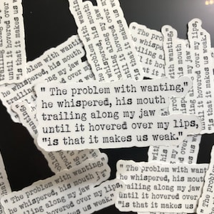 SAB, Darkling quote, Shadow and Bone Sticker, Darkling Sticker, bookish sticker, Leigh Bardugo sticker, reading sticker, nerd, Grishaverse