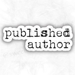 Veröffentlichter Autor, Autor, Schriftsteller, Schreibmaschine, Romanze, Leser, Buchgeschenk, Buchsticker, Buchsticker, Buchsticker, Buchsticker