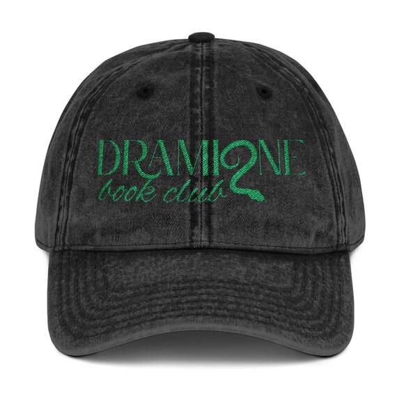 Embroidered DRAMIONE Book Club Hat, Fan Fiction Girlie, Fan Fic Gift, Fashionable Casual Wear