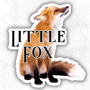 Little Fox, OUABH, Caraval, Once Upon a Broken Heart, Sticker, fantasy books, Bookish Sticker, reading sticker,